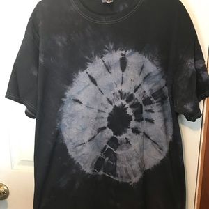 Tie dye charcoal gray